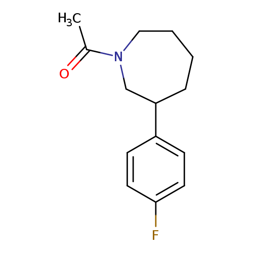 1-[3-(4-fluorophenyl)azepan-1-yl]ethan-1-one