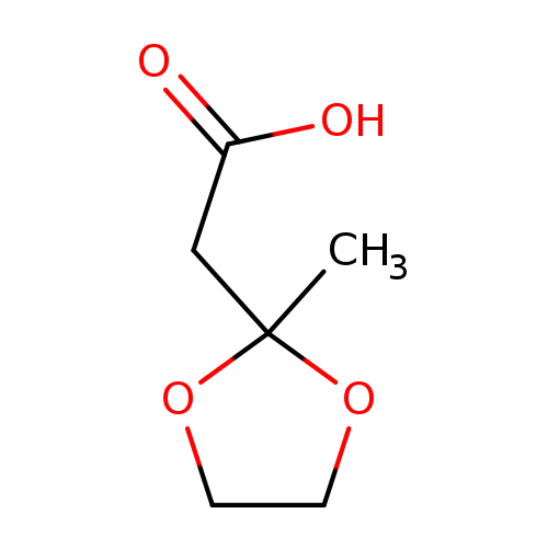2-(2-Methyl-1.3-dioxolan-2-yl)acetic acid