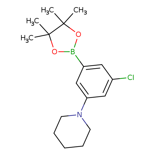 3-Chloro-5-piperidinophenylboronic acid, pinacol ester