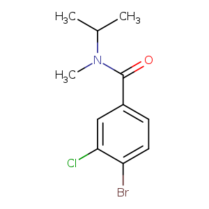 4-bromo-3-chloro-N-methyl-N-(propan-2-yl)benzamide