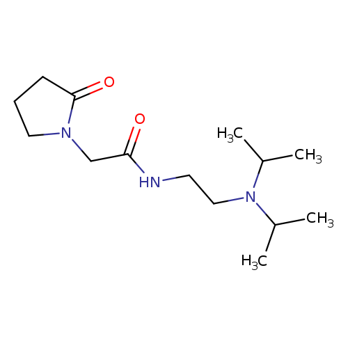 N-[2-[Bis(1-methylethyl)amino]ethyl]-2-oxo-1-pyrrolidineacetamide