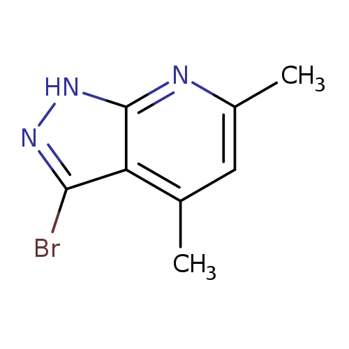 3-bromo-4,6-dimethyl-1H-pyrazolo[3,4-b]pyridine