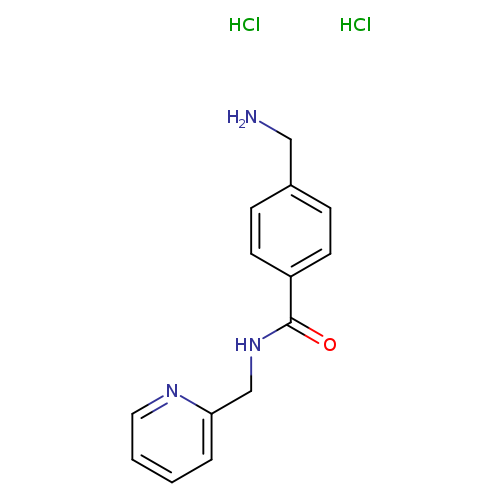 4-(aminomethyl)-N-[(pyridin-2-yl)methyl]benzamidedihydrochloride