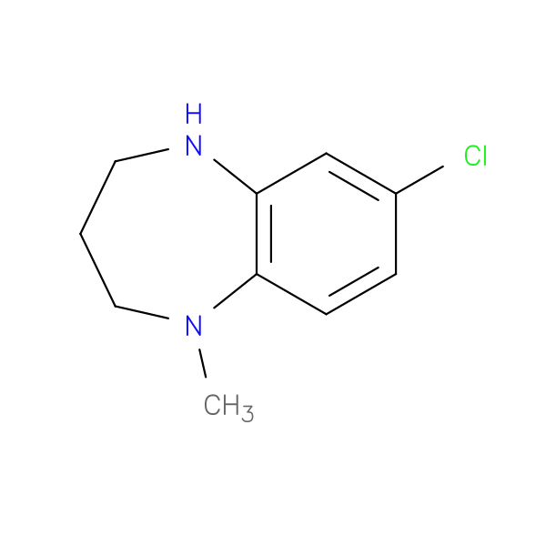7-chloro-1-methyl-2,3,4,5-tetrahydro-1H-1,5-benzodiazepine
