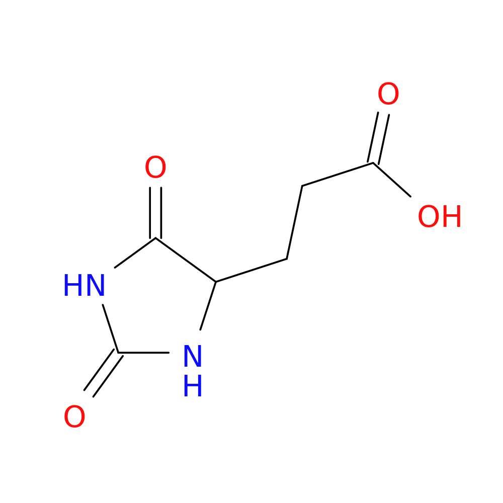 3-(2,5-Dioxoimidazolidin-4-yl)propanoic acid