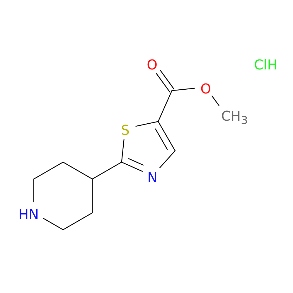 methyl 2-(piperidin-4-yl)-1,3-thiazole-5-carboxylate hydrochloride