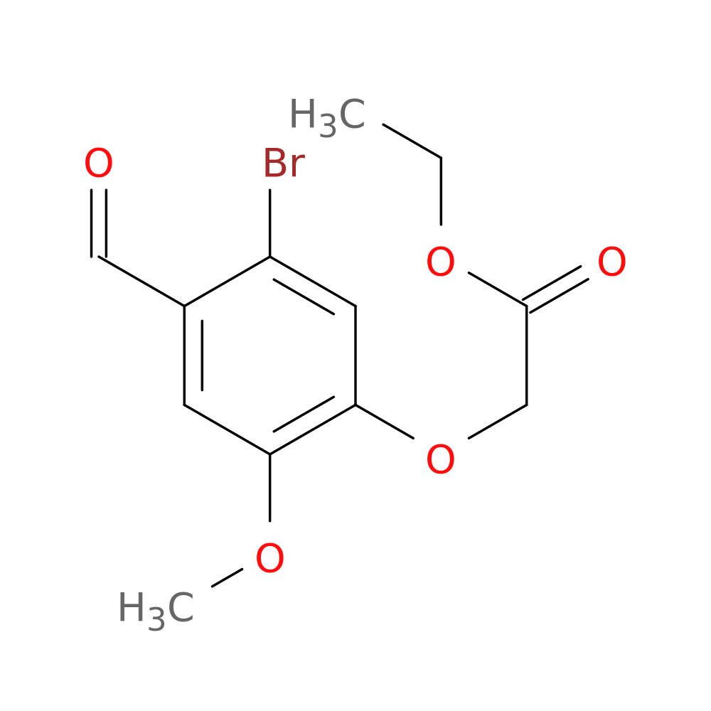 ethyl 2-(5-bromo-4-formyl-2-methoxyphenoxy)acetate