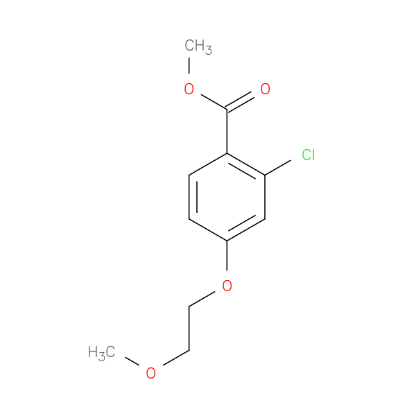 methyl 2-chloro-4-(2-methoxyethoxy)benzoate