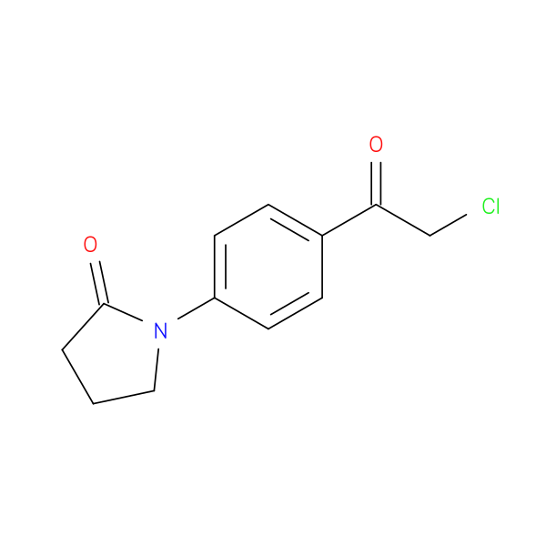 1-[4-(2-chloroacetyl)phenyl]pyrrolidin-2-one