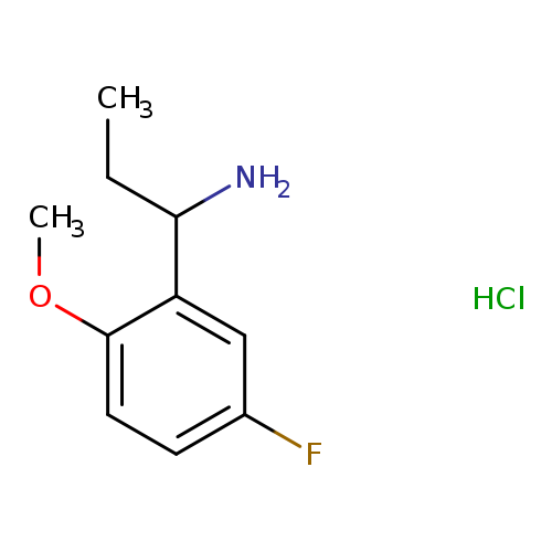 1-(5-fluoro-2-methoxyphenyl)propan-1-amine hydrochloride