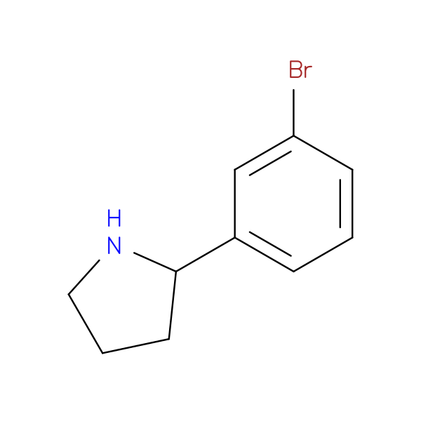 2-(3-Bromophenyl)pyrrolidine