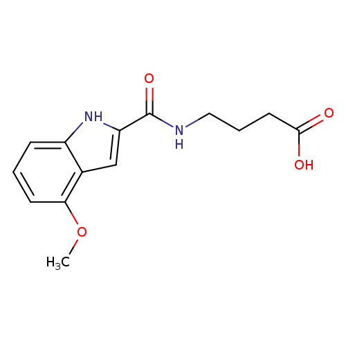 4-{[(4-methoxy-1H-indol-2-yl)carbonyl]amino}butanoic acid