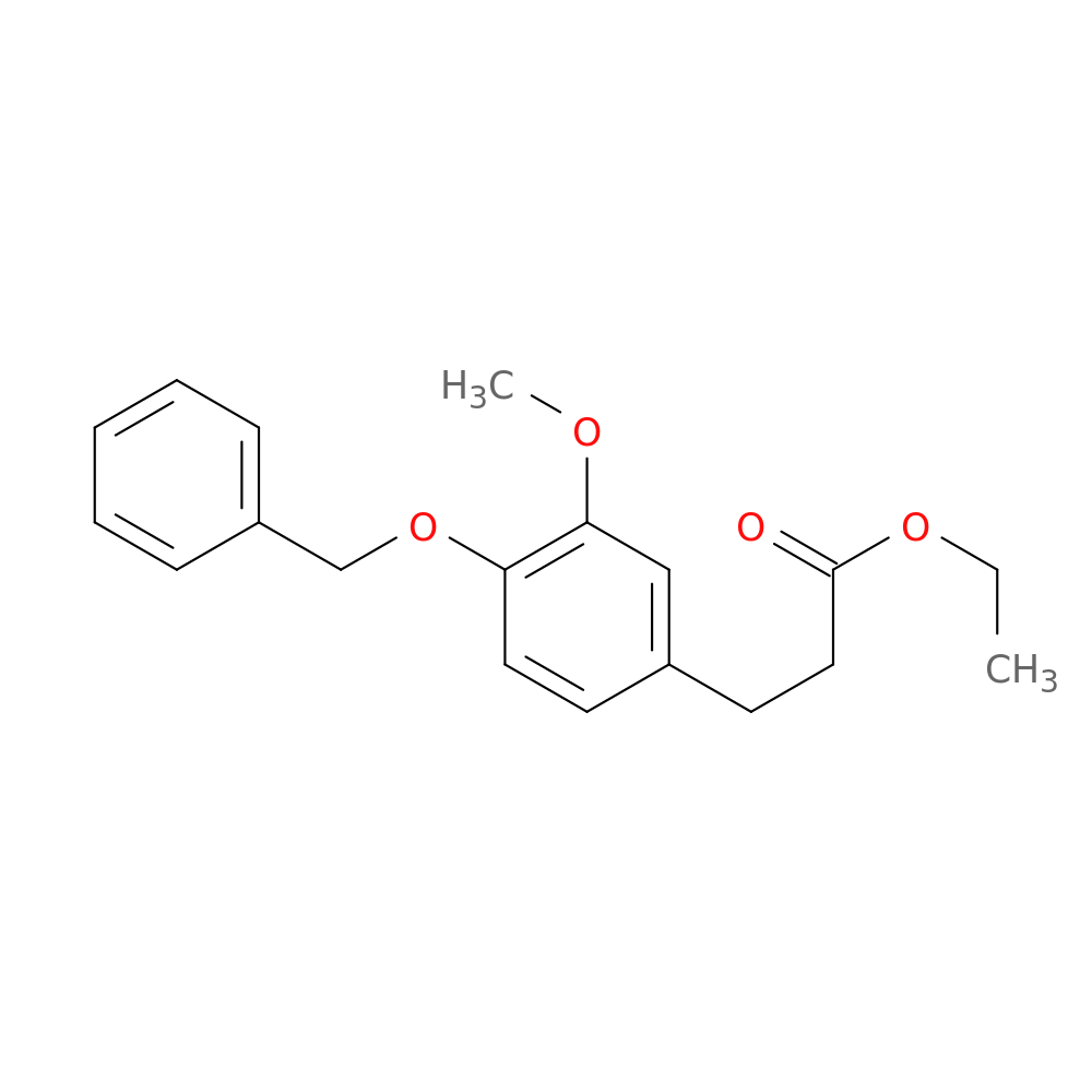 ethyl 3-[4-(benzyloxy)-3-methoxyphenyl]propanoate