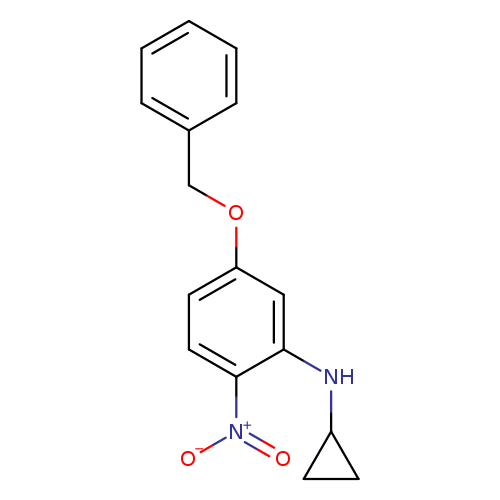 5-(Benzyloxy)-N-cyclopropyl-2-nitroaniline