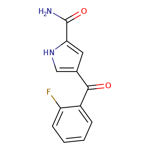 4-(2-fluorobenzoyl)-1H-pyrrole-2-carboxamide