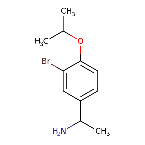 1-[3-Bromo-4-(propan-2-yloxy)phenyl]ethan-1-amine