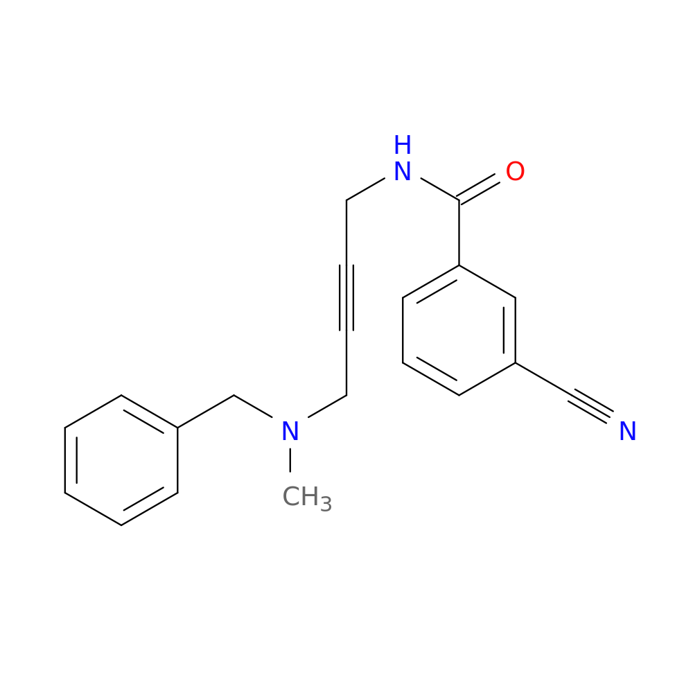 N-{4-[benzyl(methyl)amino]but-2-yn-1-yl}-3-cyanobenzamide