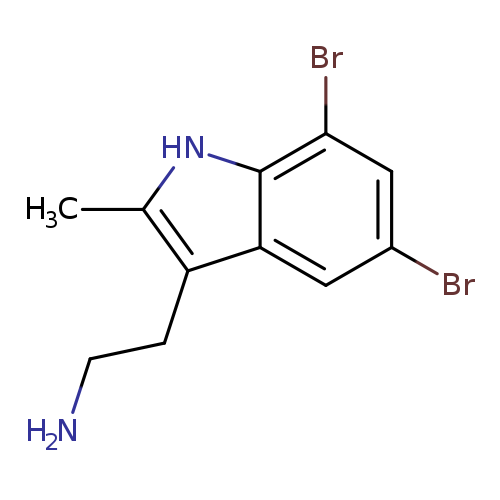 2-(5,7-Dibromo-2-methyl-1h-indol-3-yl)ethanamine, HCl