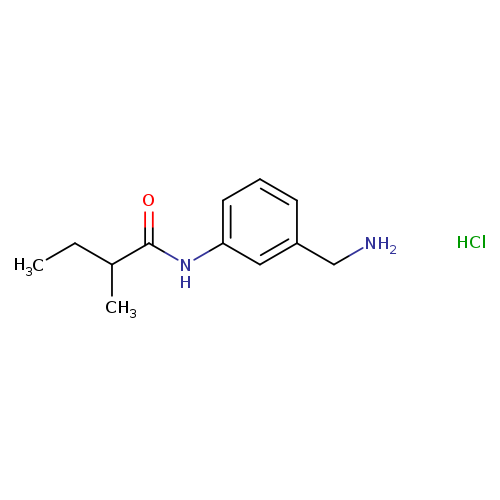 N-[3-(aminomethyl)phenyl]-2-methylbutanamide hydrochloride