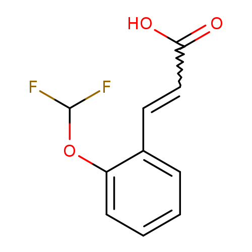 3-[2-(difluoromethoxy)phenyl]prop-2-enoic acid