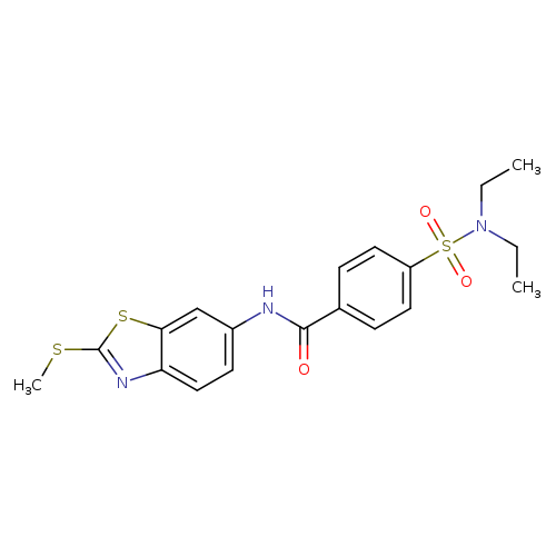 4-(diethylsulfamoyl)-N-[2-(methylsulfanyl)-1,3-benzothiazol-6-yl]benzamide