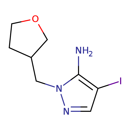 4-iodo-1-(oxolan-3-ylmethyl)-1H-pyrazol-5-amine