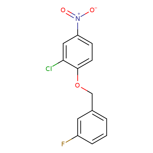 Benzene, 2-​chloro-​1-​[(3-​fluorophenyl)​methoxy]​-​4-​nitro-