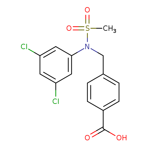 4-([(3,5-Dichlorophenyl)(methylsulfonyl)amino]methyl)benzoic acid