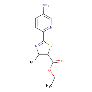 Ethyl 2-(5-amino-2-pyridyl)-4-methylthiazole-5-carboxylate