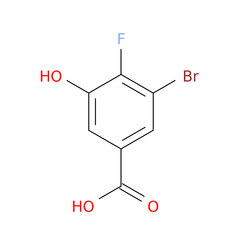 3-BROMO-4-FLUORO-5-HYDROXYBENZOIC ACID