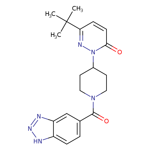 2-[1-(1H-1,2,3-benzotriazole-5-carbonyl)piperidin-4-yl]-6-tert-butyl-2,3-dihydropyridazin-3-one