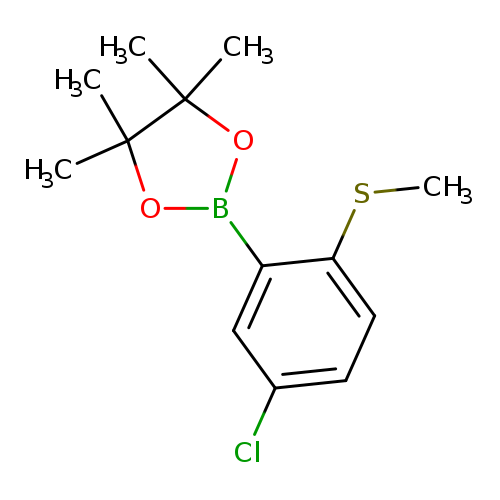 2-[5-Chloro-2-(methylthio)phenyl]-4,4,5,5-tetramethyl-1,3,2-dioxaborolane