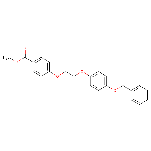 methyl 4-{2-[4-(benzyloxy)phenoxy]ethoxy}benzoate