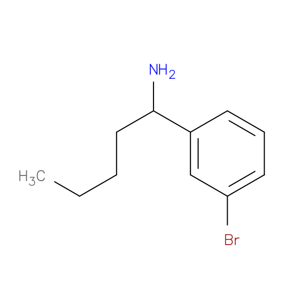 1-(3-Bromophenyl)pentylamine