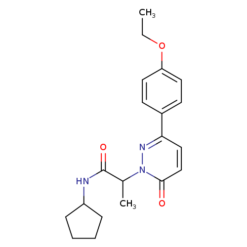 N-cyclopentyl-2-[3-(4-ethoxyphenyl)-6-oxo-1,6-dihydropyridazin-1-yl]propanamide