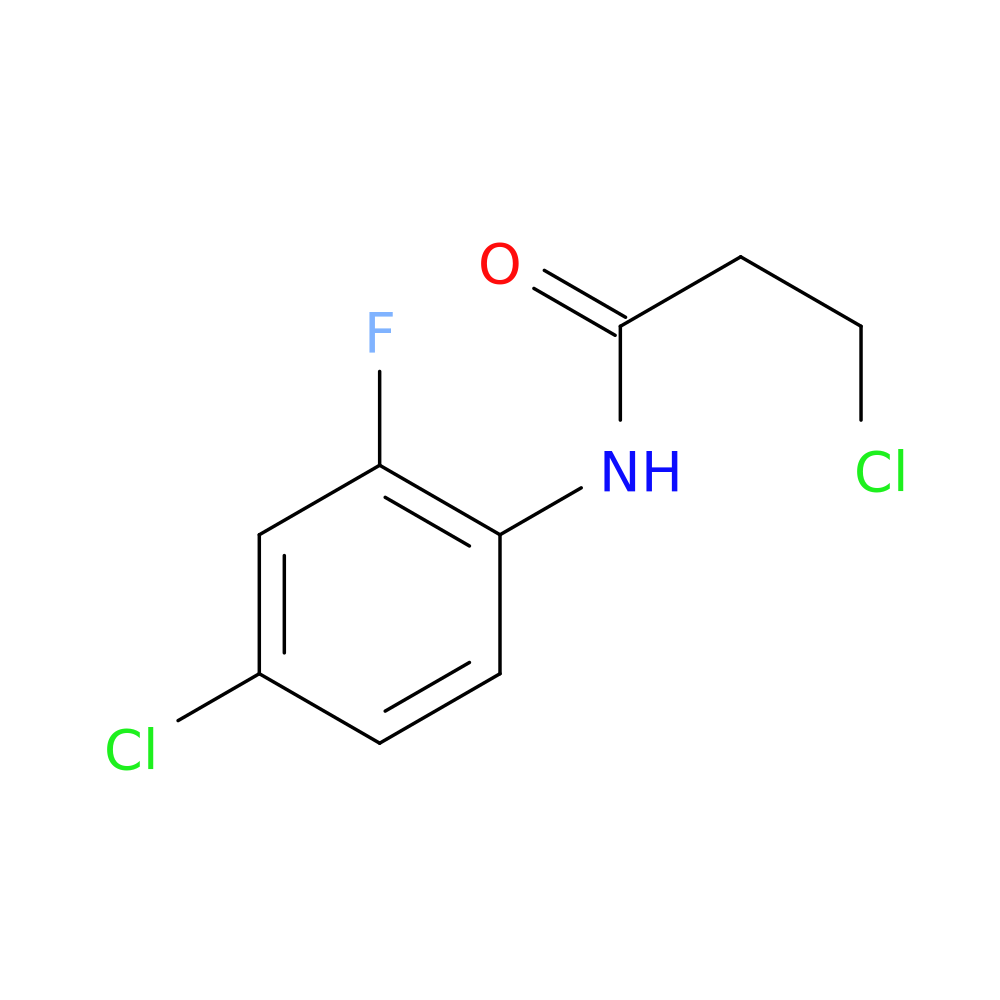 3-Chloro-N-(4-chloro-2-fluorophenyl)propanamide