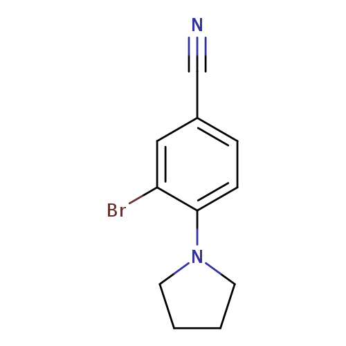 3-Bromo-4-(pyrrolidin-1-yl)benzonitrile