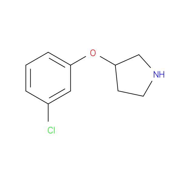 3-(3-chlorophenoxy)pyrrolidine