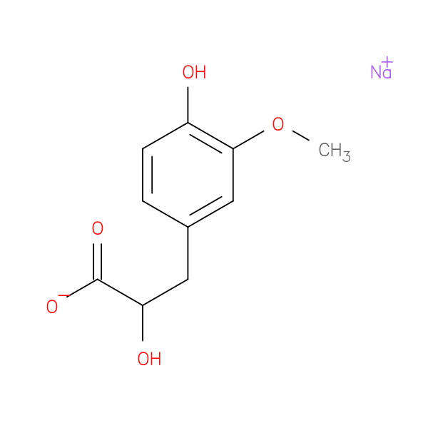 Sodium 2-hydroxy-3-(4-hydroxy-3-methoxyphenyl)propanoate