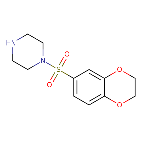 Piperazine, 1-[(2,3-dihydro-1,4-benzodioxin-6-yl)sulfonyl]-