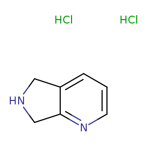 5H-Pyrrolo[3,4-b]pyridine, 6,7-dihydro-, hydrochloride (1:2)