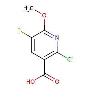 2-Chloro-5-fluoro-6-methoxynicotinic acid