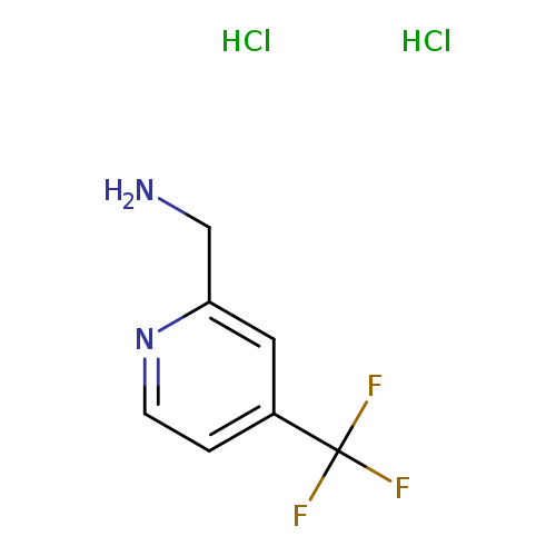 2-Pyridinemethanamine, 4-(trifluoromethyl)-, hydrochloride (1:2)