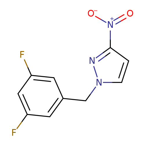 1-[(3,5-difluorophenyl)methyl]-3-nitro-1H-pyrazole