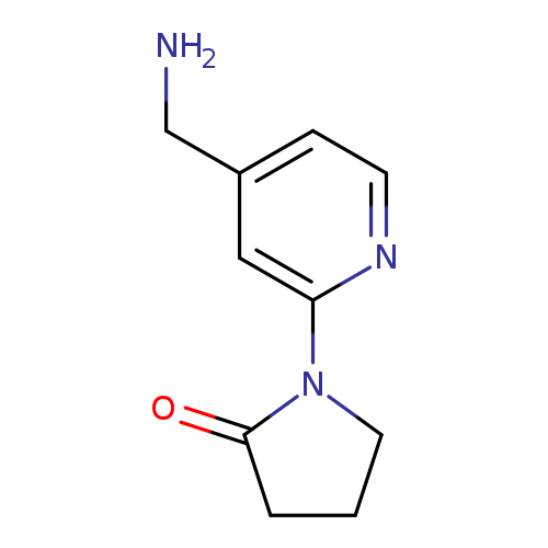 1-[4-(aminomethyl)pyridin-2-yl]pyrrolidin-2-one