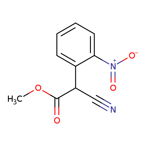 Benzeneacetic acid, α-cyano-2-nitro-, methyl ester