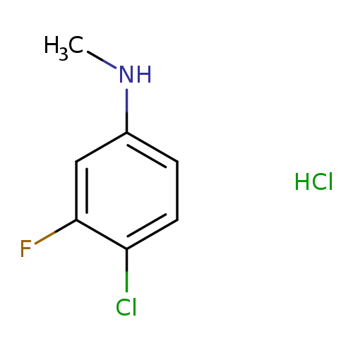 4-chloro-3-fluoro-N-methylanilinehydrochloride