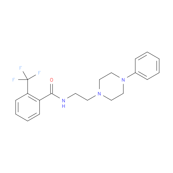 N-[2-(4-phenylpiperazin-1-yl)ethyl]-2-(trifluoromethyl)benzamide