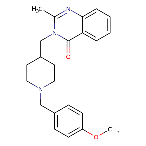 3-({1-[(4-methoxyphenyl)methyl]piperidin-4-yl}methyl)-2-methyl-3,4-dihydroquinazolin-4-one