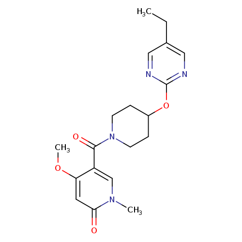 5-{4-[(5-ethylpyrimidin-2-yl)oxy]piperidine-1-carbonyl}-4-methoxy-1-methyl-1,2-dihydropyridin-2-one